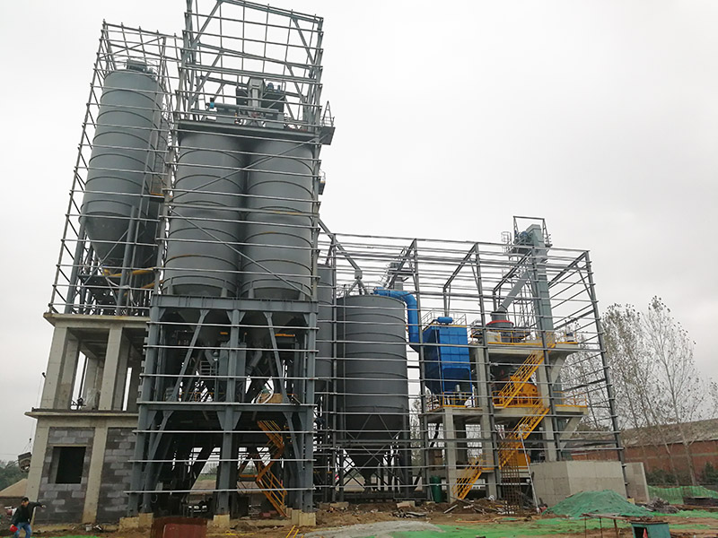 Ladder Dry mix mortar mixing plant