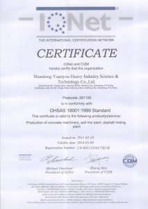 IQNET occupational health and safety management sys